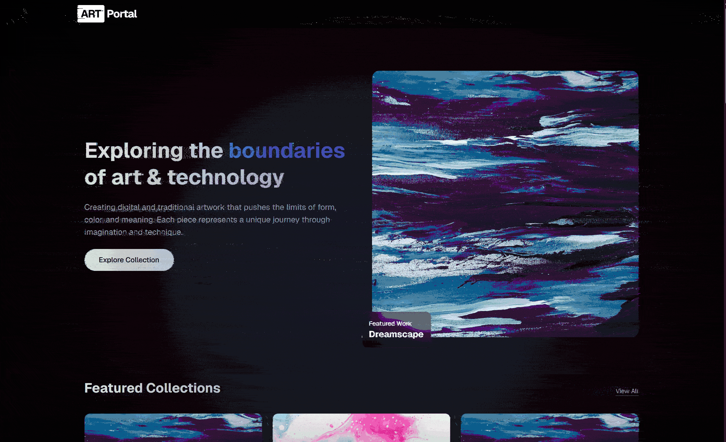 Artist Portal Project